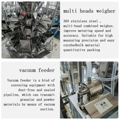 Automatic Dry Fruit Nuts Bag Packaging Machine Peanut Cashew Nuts Packing Machine manufacturer
