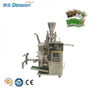 Fabricante de máquinas de embalagem para fabricantes de saquinhos de chá com filtro interno e envelope externo