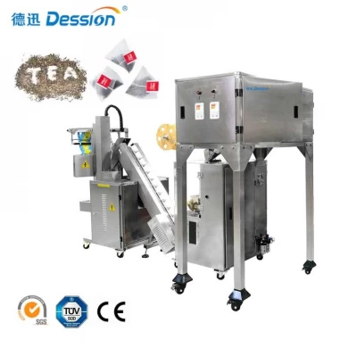 Fornecedor de máquina de embalagem de chá de saco piramidal triangular automático de malha de nylon