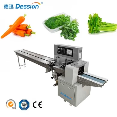 Machine de conditionnement multifonctionnelle d'emballage de légumes et de fruits, flux d'oreiller