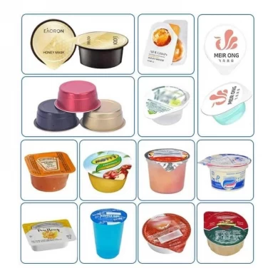 High-Speed Rotary Cup Filling and Sealing Machine for Food