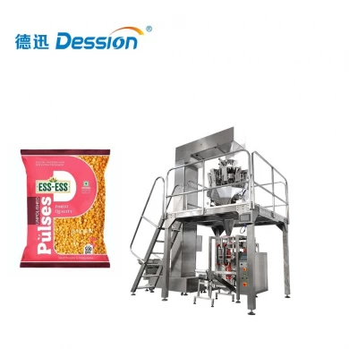 Multifunctional 10-head weighing particle packaging workstation: one machine for multiple uses, flexible and efficient