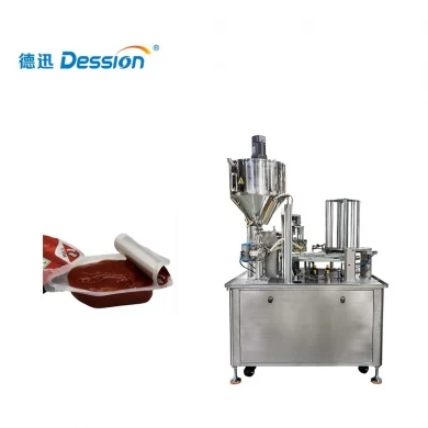 Ketchup filling expert | Fully automatic rotary canning system - 0 drip ±1% accuracy