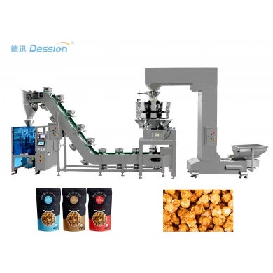 Commerciële volledig automatische verticale popcorn verpakkingsmachine