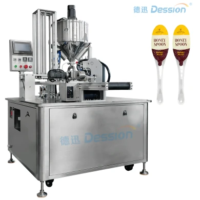 Máy làm đầy mật ong tốc độ cao - Loại muỗng bàn xoay liên tục mà không dừng lại