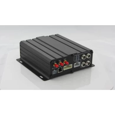 4 channel muti function hard disk record mobile dvr with gps for vehicle security