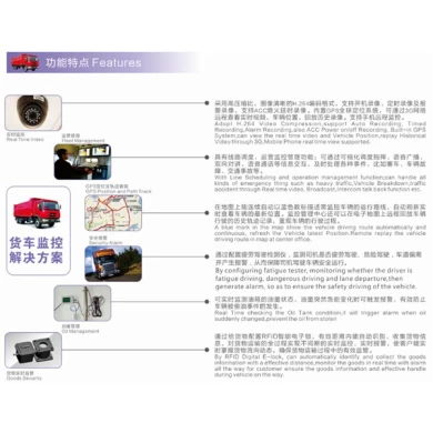 4channel ahd mobile dvr car dvr recorder with free remotely monitor 3G gps