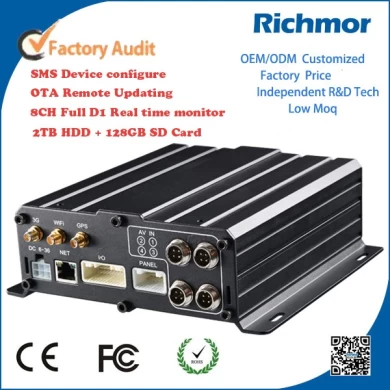 Factory manufacturer Directly supplying  4ch 5ch 8ch HDD mobile dvr for vehicle MDVR with G-sensor  wifi 3g 4g