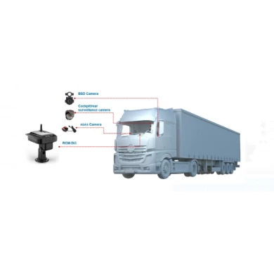 مصغرة DSM الكل في واحد Dashcam MDVR لشاحنة مراقبة سائق التعب القيادة إنذار كاميرا