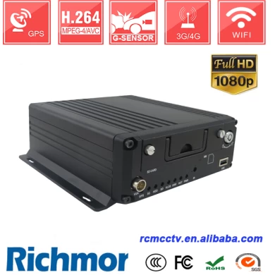 RCM-MNVR9204,H 264 4ch 8ch alarm Full AHD Mobile Network DVR NVR for passenger counter