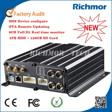 RICHMOR 8CH AHDI&Analog&IP  MOBILE DVR for android phone / iphone  for bus truck school bus ,taxi, lorry.