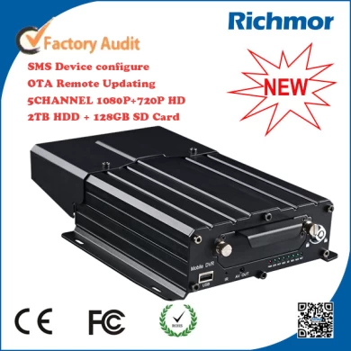 Richmor ЛУЧШИЙ ПРОДУКТ 2TB HDD + 128Гб карты SD мобильный видеорегистратор с 3G 4G GPS WIFI
