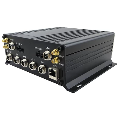 RMVS software supported 4ch hdd 720P mobile dvr with gps 4g LTE wifi with automatically download