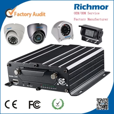 Richmor 4 channel mobile car dvr recorder 3G GPS WIFI with hdd