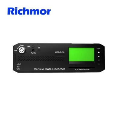 Richmor factory direct sell AI ADAS DSM BSD MDVR hard disk SD card 3G 4G WIFI GPS mobile DVR for truck bus logistic fleet management