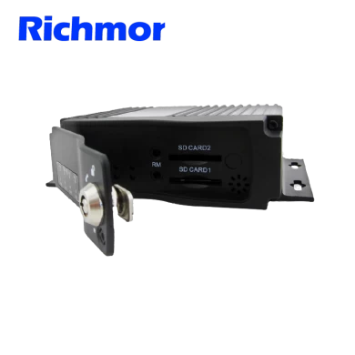 Richmor professioneller Hisilicon-Chipsatz MDVR 4-Kanal-HD-Bild SD-Kartenspeicherfahrzeug DVR für Bus-Truck-Taxi-Lösung