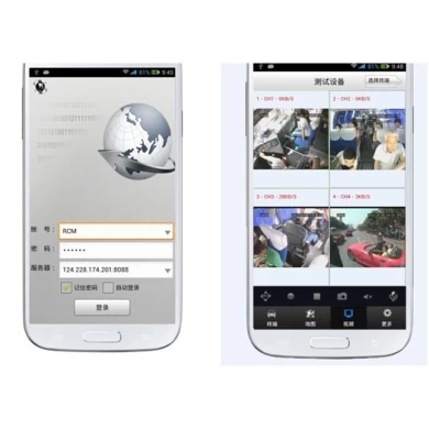 Sim card Wireless 3G Mobile DVR 4CH Mobile CCTV DVR Kit for Truck Monitoring