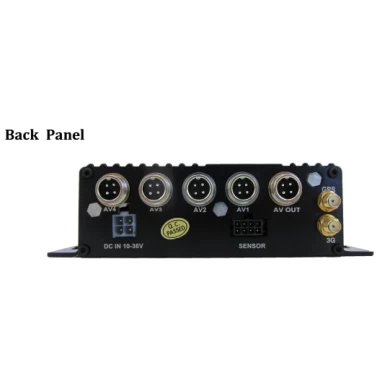 Talk back function supported on CMS server 4ch gps mobile dvr with 3g 4g with sd card slot