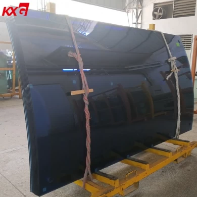 12mm Ford blue curved tempered glass, tinted safety bent tempered glass, toughened curved glass manufacturer