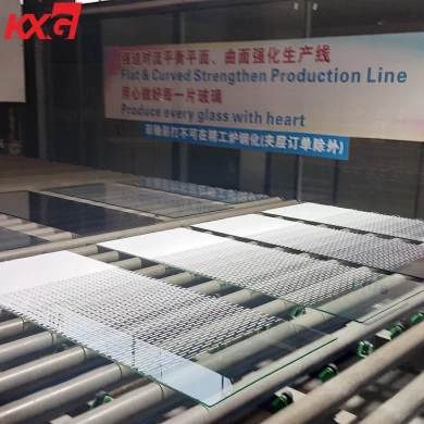 13.52mm silk screen printing decorative tempered laminated safety glass China building glass factory