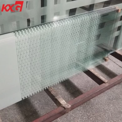 13.52mm silk screen printing decorative tempered laminated safety glass China building glass factory