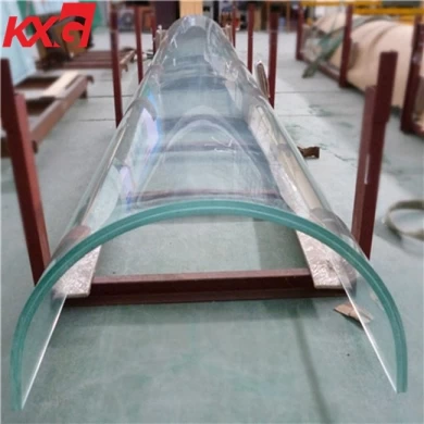Fábrica laminada de vidrio templado laminado mm, precio de vidrio laminado curvado de 8 + 8 mm