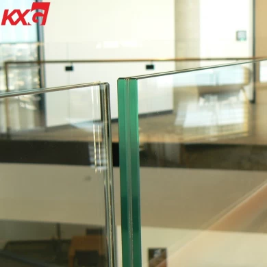 Vidrio laminado templado transparente de 17.52 mm para barandilla, 884 barandilla de seguridad templado fabricado de vidrio de construcción laminado en China