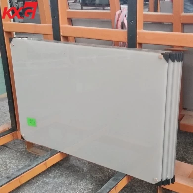 5 mm de serigrafía de vidrio templado splashback produce por la fábrica de vidrio de construcción KXG China