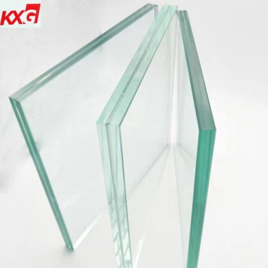 8.76mm ultra clear toughened laminated glass 442 low iron tempered laminated glass