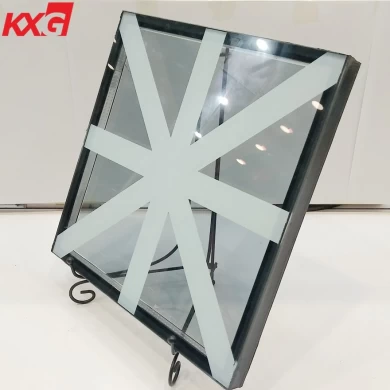 8mm+12A+8mm gray reflective tempered insulated glass, 8mm+12A+8mm gray reflective heat proof energy saving double glazing glass for skylight
