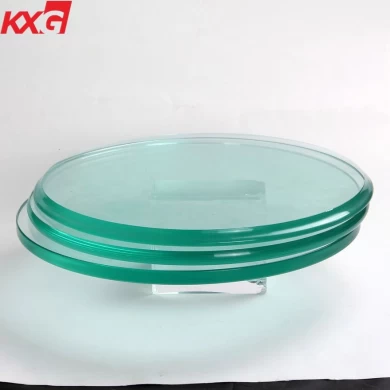 8mm safety clear tempered glass table top, 1/3 inch table top glass prices, China furniture glass factory