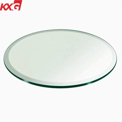 8mm safety clear tempered glass table top, 1/3 inch table top glass prices, China furniture glass factory
