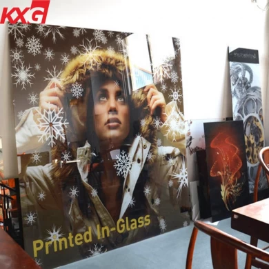 Building Glass Factory High quality Tempered Printing Digital Glass Panel ,Toughened Ceramic Frit Silk Screen Printing Glass