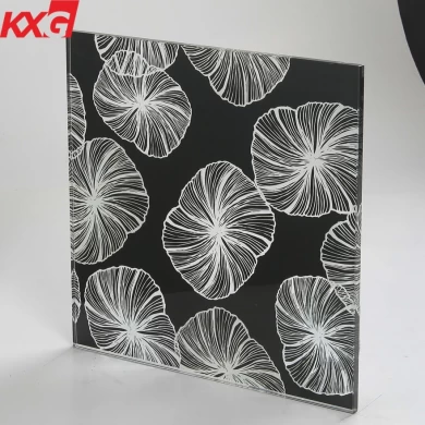 Building Glass Factory High quality Tempered Printing Digital Glass Panel ,Toughened Ceramic Frit Silk Screen Printing Glass