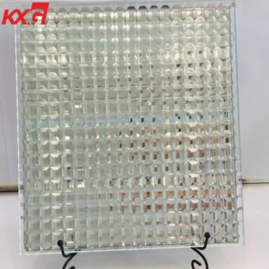 CE Certified Custom 44.3 Patterned Laminated Glass Mirrors Factory in China