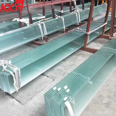 China 10.76 Fábrica de vidrio laminado de seguridad de tamaño jumbo mm, vidrio laminado PVB endurecido de alta calidad de 552