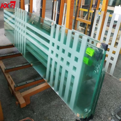 China 12 puertas de cristal templadas de la impresión de pantalla de seda mm, puerta moderada sin marco de la seguridad 12 mm exportadores