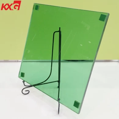China 88.4 colored tempered laminated glass factory, 17.52mm colored PVB film tempered laminated glass suppliers, 8mm+1.52mm colored PVB film+8mm clear tempered laminated glass factory