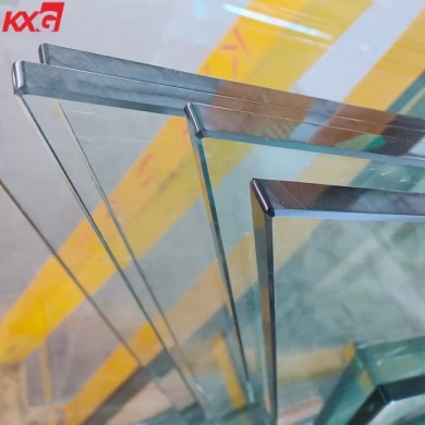 China KXG balustrade glass factory 19mm tempered glass handrail railing