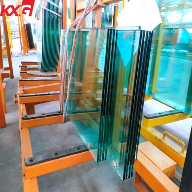 China Kunxing glass factory supply CE Certificate 12mm Clear Toughened Glass