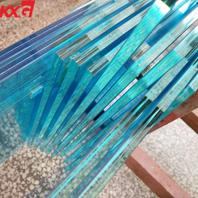 Fábrica de China 10.76 mm multicolor PVB película de vidrio laminado endurecido
