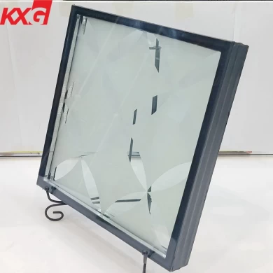 China factory high quality clear frosted triple insulating glazing units for door and windows
