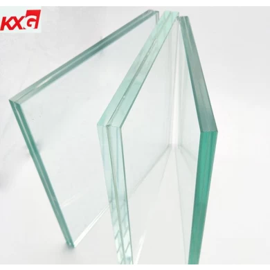 China glass supplier 663 annealed tempered clear laminated glass 13.14mm