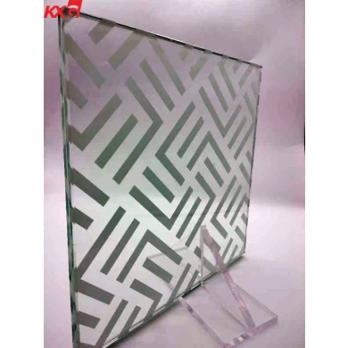 China high quality silk screen lacquered glass wall factory