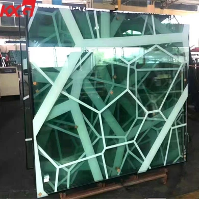 China printing glass factory - customizable interior decoration silkcreen printing glass