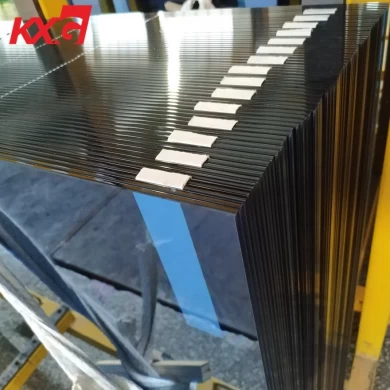 China professional building glass factory supply 8.76 ford blue tempered laminated glass