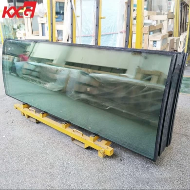 China professional building glass produce flat and curved safety 10mm-12A-10mm tempered insulated glass