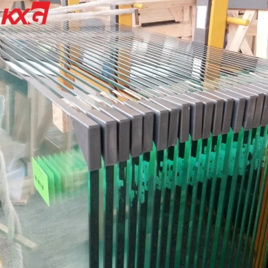 Export to Australian market 12mm clear tempered heat soak glass, 12mm clear toughened heat soak glass factory in China