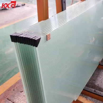 Factory price 10mm Acid Etched printing tempered glass, 10mm frosted printing safety tempered glass supplier China