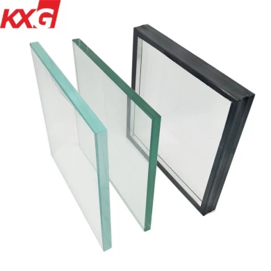 Fábrica de vidrio venta caliente doble vidrio aislado para puerta y proveedor de unidad de hojas de techo